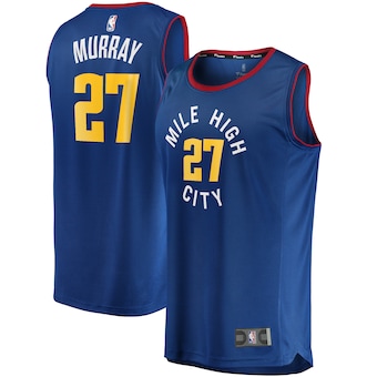 youth fanatics branded jamal murray navy denver nuggets fast-391